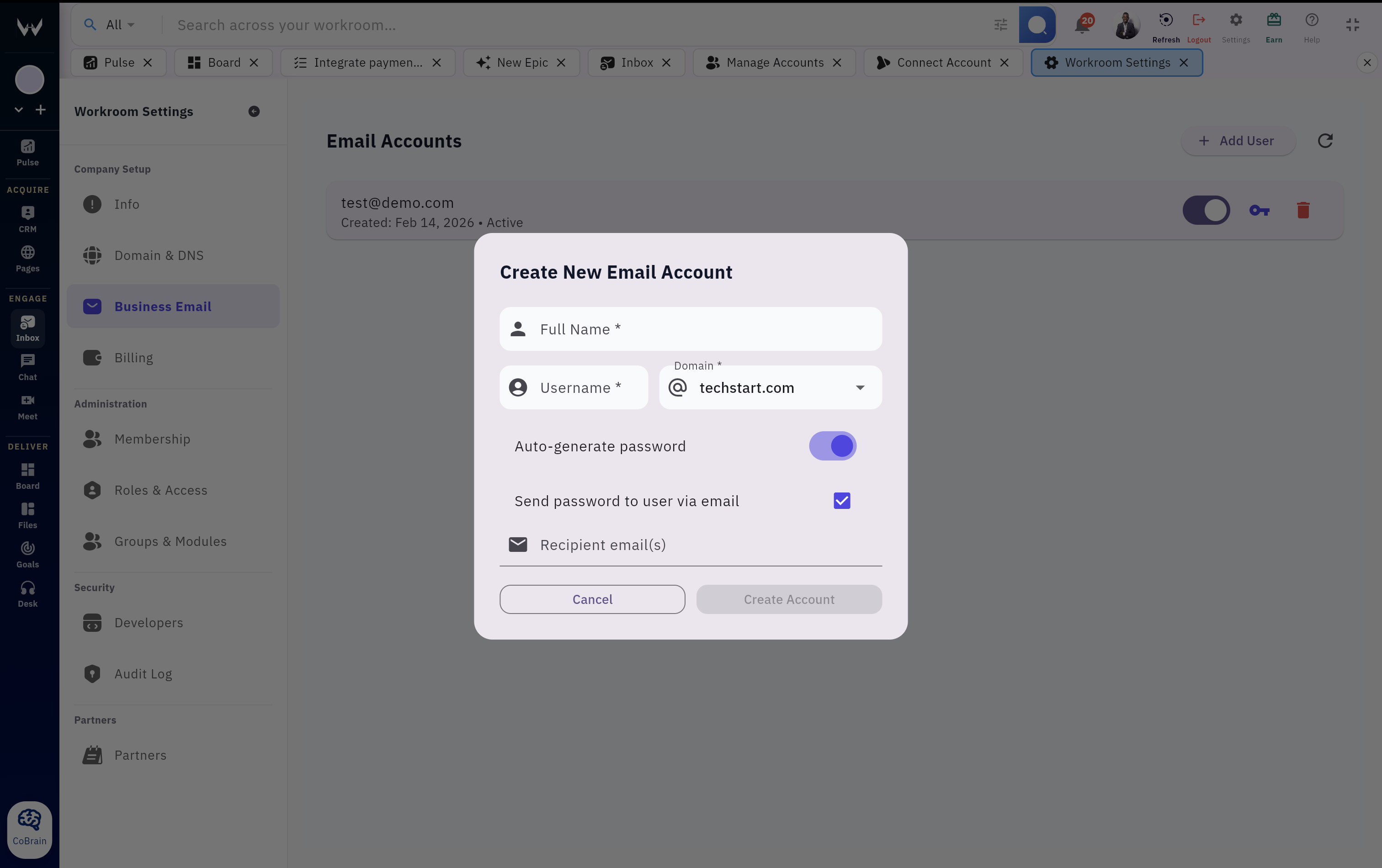 Business Email preview 1