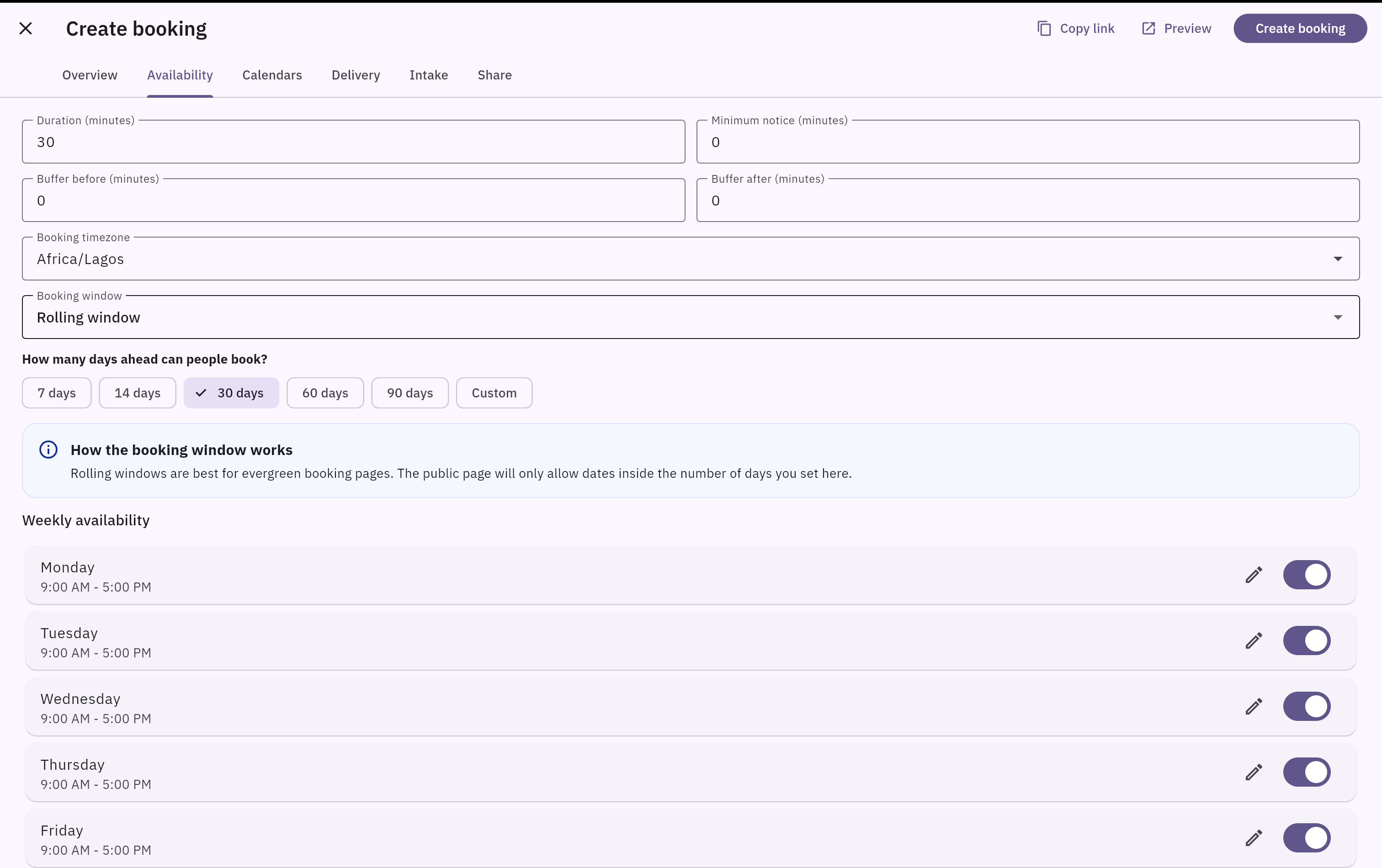 Workroomly Meet booking and room management screen