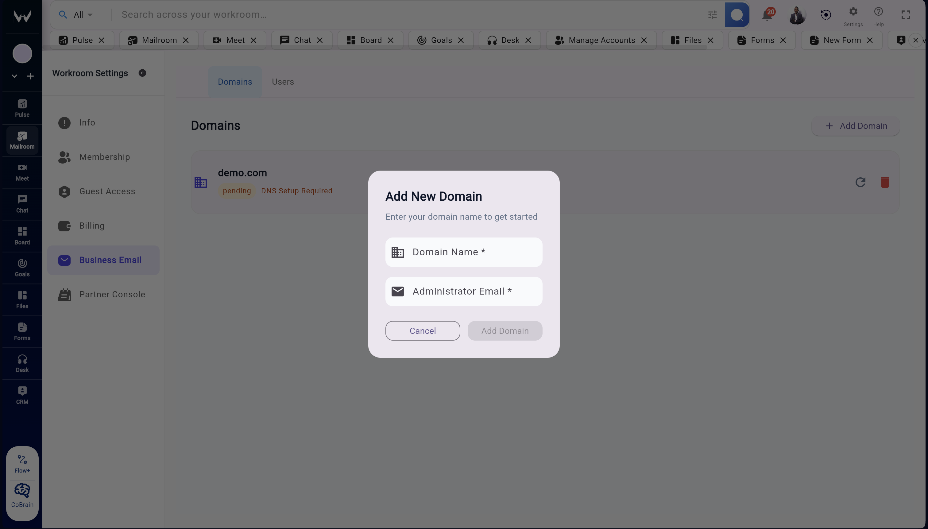 Business Email preview 1